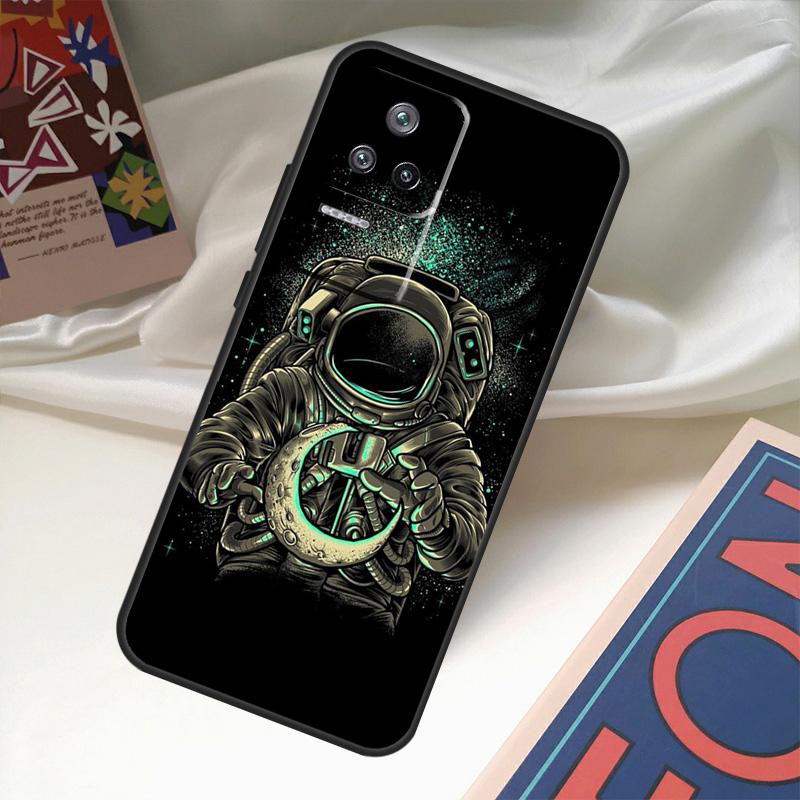 Astronaut Star Space Case For POCO X6 Pro M6 X5 X3 M5s F3 F5 Xiaomi 14 Ultra 13 12 Lite 11T 12T 13T Pro Coque