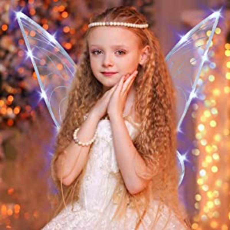 Праздничная вечеринка, ослепительная бабочка, светящиеся крылья, костюм ангела, реквизит