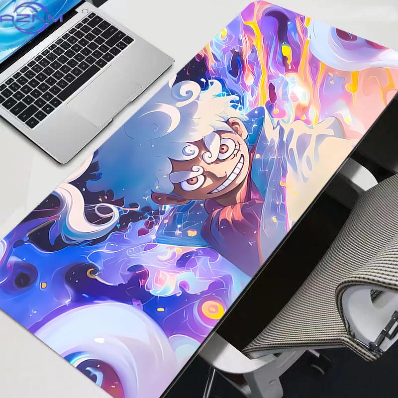 Mouse Pad Gamers Large One Piece Luffy Computer Extended Game Mousepad Big Anime Desk Mat Keyboard Rubber Durable Carpet