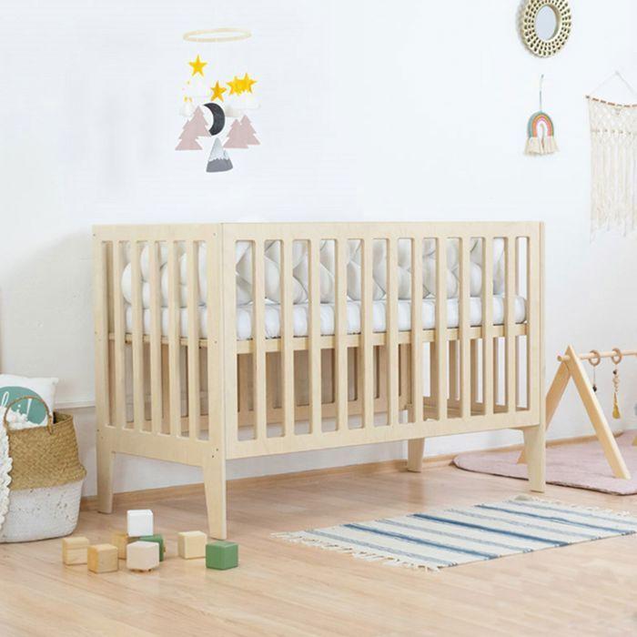Lit bébé KIPPY 60 x 120 bois naturel