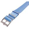 Bracelet Montre - MY-MONTRE - Tressé Motif Chevron - 22mm - Bleu Clair - Raccords Acier Inoxydable L304