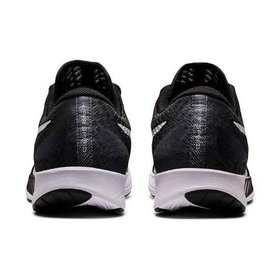 Asics Hyper Speed 1 Удобные Модные Трендовые Тканевые Низкие Беговые Кроссовки Мужские Сникеры Черно-Белые 1011B394-001