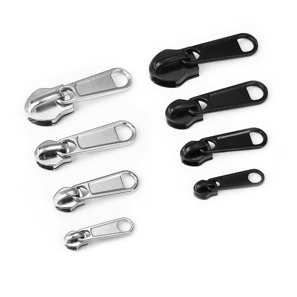 3# 5# 8# 10# Комплект для ремонта головки молнии, легкое исправление головки бегунка молнии, универсальная замена сломанной носимой детали