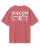 VOLCOM Camp Stoney Свободная футболка с коротким рукавом (Светло-розовый)