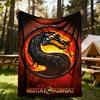 1 шт. Плед Mortal Kombat для улицы, легкий фланелевый, мягкий и теплый, для всех сезонов, для улицы, кемпинга, гостиной, офиса, L1106119