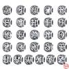 2022 New Initial Letter A To Z Diy Fine Beads Fit Original Charms Silver 925 Bracelet Jewelry