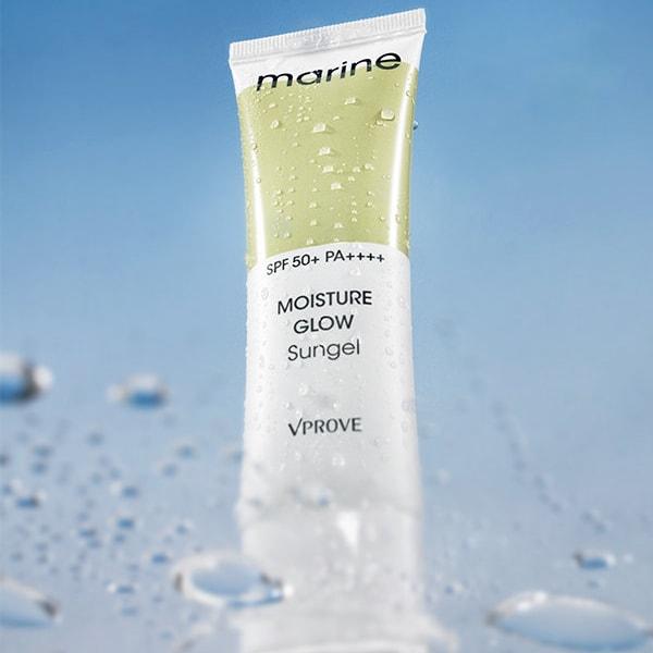 Солнцезащитный гель Vprove Marine Moisture Glow 50 мл (Spf50+, Pa++++)