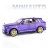 1/24 Rolls Royce Cullinan Black Badge Модель из сплава Игрушка Литые Металлическое литье Звук и свет Игрушки-машинки Транспортное средство
