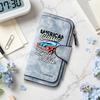 Vintage Classic Car Pattern Fashion Multi Slot Women Long Wallet Portable Daily Money Holder with Zipper