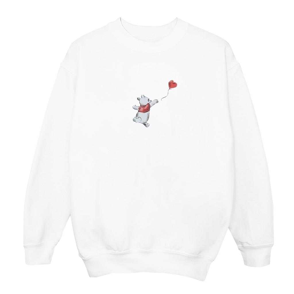 Disney Girls Winnie The Pooh Balloon Sweatshirt