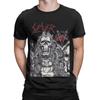 Футболки Slayer Band для мужчин, забавная хлопковая футболка с круглым вырезом и коротким рукавом, графические топы