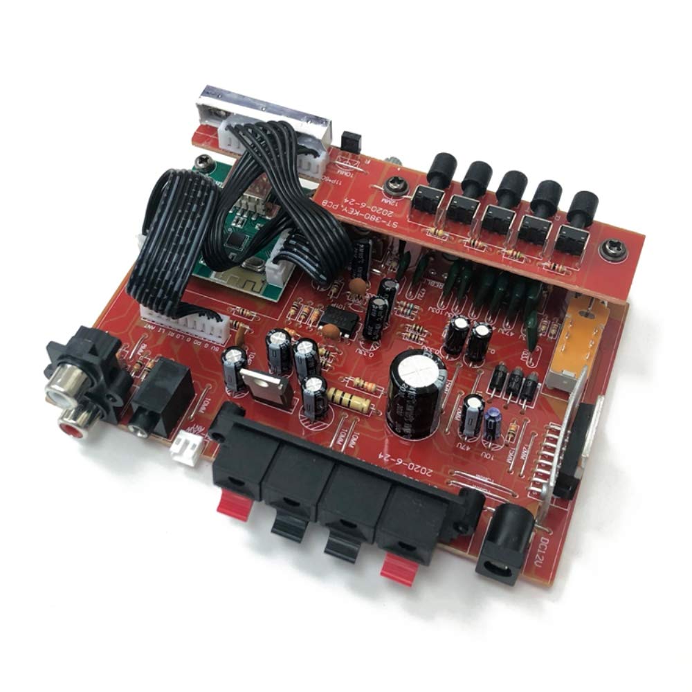 Compatible with Bluetooth Compact 2ch Audio Output 40W Card Playback Aluminum Control Multifunctional Power For Various Music Car Amplifier FMTLPAK380