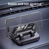 Mobile Phone Holder 360 Degree Rotation Multi-angle Phone Stand Stable Suction Cup Anti-Slip Dashboard Mount with Parking ID Plate Holder