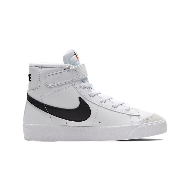 Nike Кроссовки Blazer Mid 77 PS белые черные детские Team-Orange DA4087-100