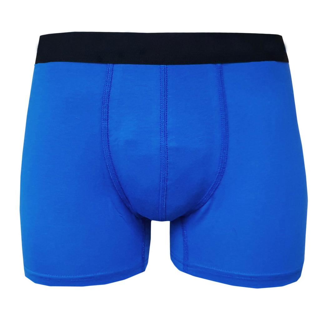 Мужские трусы-боксеры из гладкого хлопка с лайкрой и модалом высшего качества