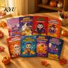 Halloween Party Favors for Kids 8PCS Coloring Book Set, Pumpkin Ghost And Bat Bulk Set Design, Educational Activity Trick or Treat Goody Bag Stuffers