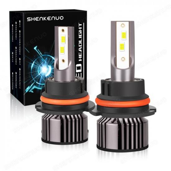 9007 LED Headlight Bulbs 6000K White for Ford F150 1992-2003 F250 1992 1993-2004