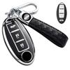 Xangetor Key Case for Nissan Smart Key Case Key Cover Key Holder TPU Good Touch Designed for Nissan NISSAN X-TRAIL Serena Days Cube March NV350 NV200