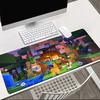 Mine-craft Adventure Night   Mouse pad Office Desk Mat, Gaming Mouse Pad Mousepad, keyboard pad,Heavy-Duty Non-Slip Rubber Backing, Gift