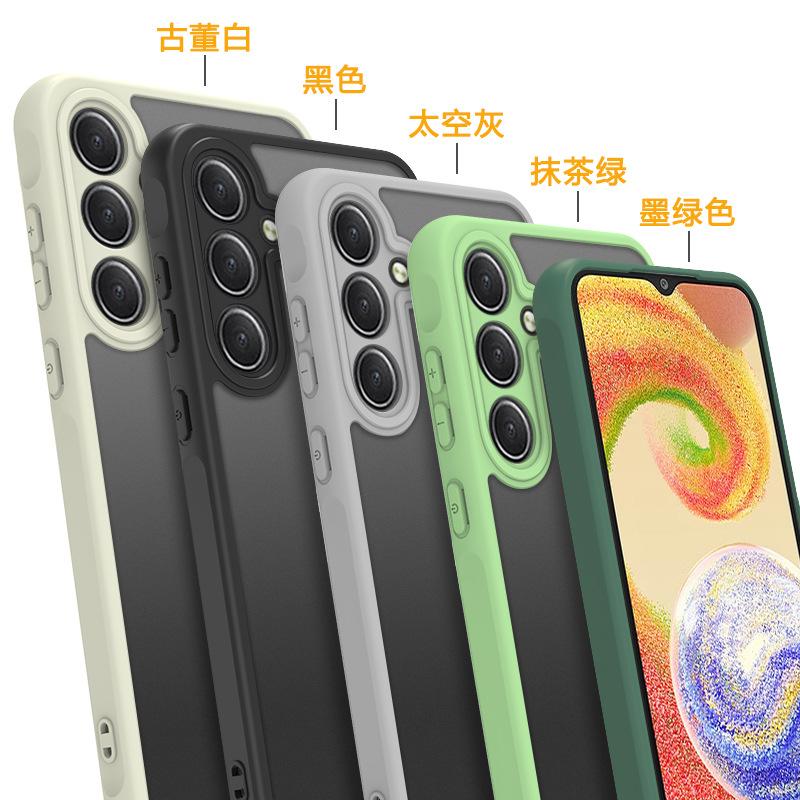 Подходит для Samsung A17 A25 Skin Sense 2-в-1 Чехол для мобильного телефона A26 Черный Жесткий Чехол A07 Матовый Чехол Подушка безопасности Защита от падения