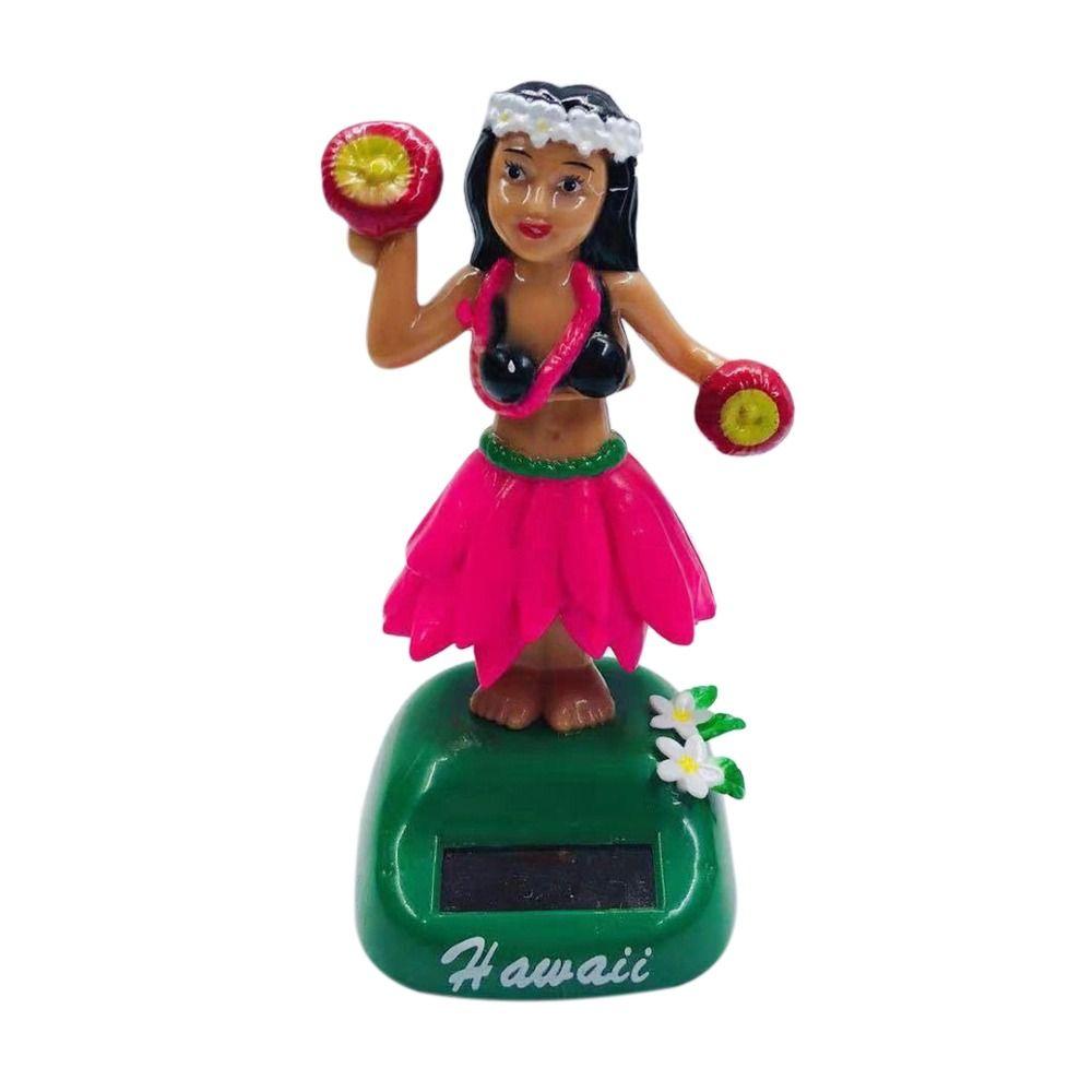 Пластиковые гавайские игрушки для девочек, модель хула, качающаяся новая качающаяся танцевальная кукла, декор автомобиля