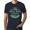 Men’s Vintage Tee Shirt Graphic T Shirt Mountain Explorer CRNA GORA Navy