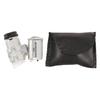 45X Mini Pocket Microscope Adjustable Portable Magnifying Glass with 2 LED Lights for Jewelry