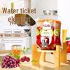 Homeglen Glass Beverage Dispenser with Tap