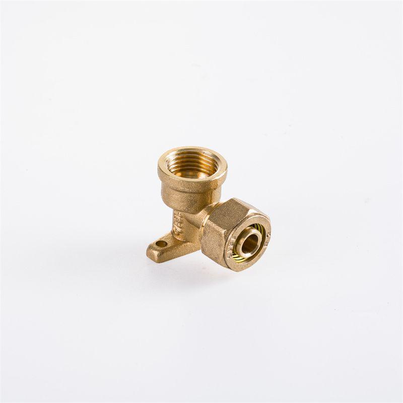 1216 Solar Water Heater Aluminum-Plastic Pipe Fitting, 4 & 6 Points, 1620 Copper Fitting with Internal/External Thread Elbow Tee.