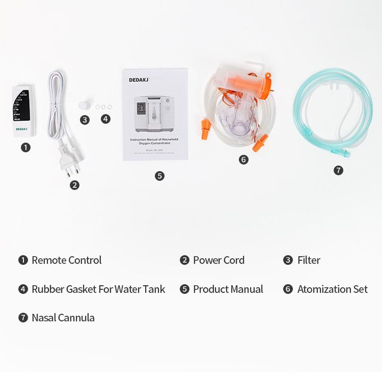 Тяжелый входящий генератор кислорода с инфракрасным дистанционным управлением и мониторингом в реальном времени с распылением