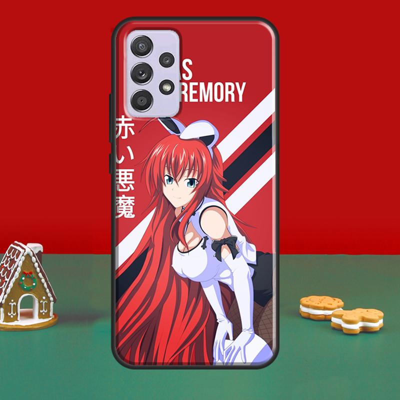 Rias Gremory High School DxD Case For Samsung A51 A71 A50 A70 A41 A31 A11 A10 A52S A21S A12 A22 A32 A42 A52 A72 Cover