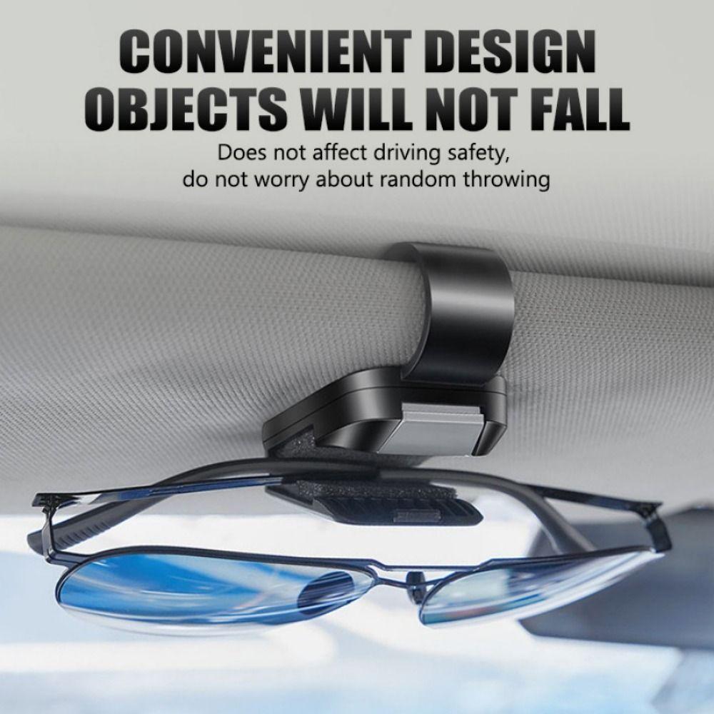 Press Switch Car Glasses Clip Stable Ticket Card Mount Clips Auto Interior Accessory