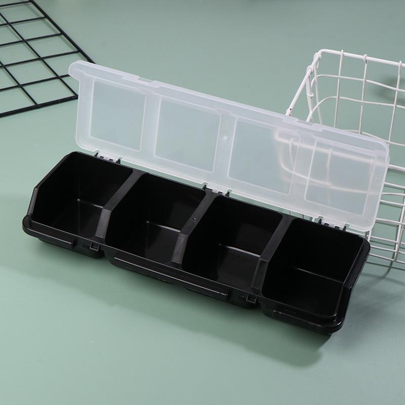 1PcPcs Multi-Compartment Organizer Box For Screws & Small Parts - Durable Plastic Hardware And Jewelry Storage Case