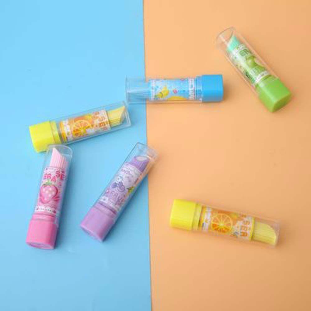 Office Supplies Children Gift Fruit Eraser Lipstick Eraser Stationery Rotary Rubber Eraser