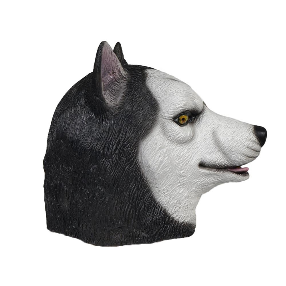 Сибирский хаски, маска для головы собаки, немецкая овчарка, костюм на Хэллоуин, аксессуары для косплея