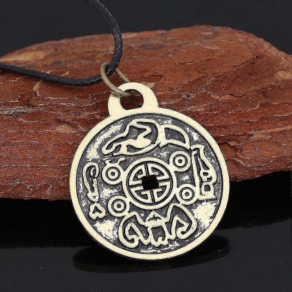The Properties Of Feng Shui Money Amulet Necklace Vintage Style Jewelry Gift For Men Women (ruigou)