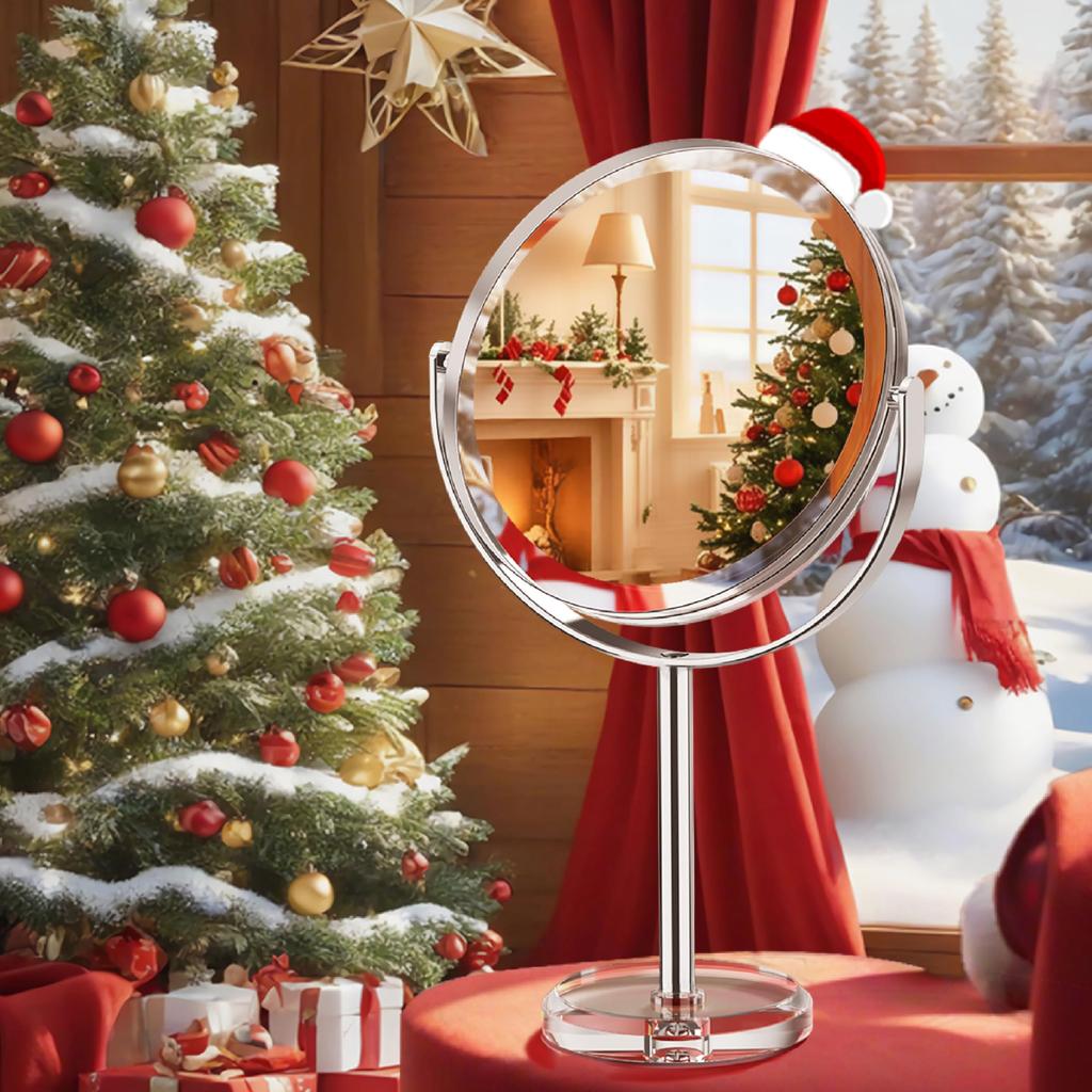 Auxmir Настольное зеркало для макияжа 20-кратное увеличительное 20x 1x Настольная подставка Правдивое Легкое Популярный Подарок Зеркало, Настольное, Зеркало, Зеркало, Зеркало, Зеркало, &