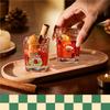 Yan value household water cup new net celebrity christmas cup cartoon Shochu glass glass creative gift box set