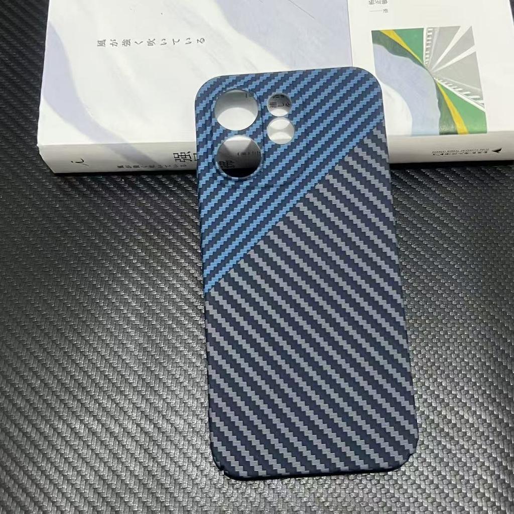 Чехол для OPPO Reno 15 pro Матовый Жесткий Узор из Углеродного Волокна Ультратонкая Задняя Крышка Телефона Для OPPO Reno 15 Чехол Бампер