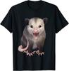 Футболка унисекс с забавным опоссумом Happy Possum