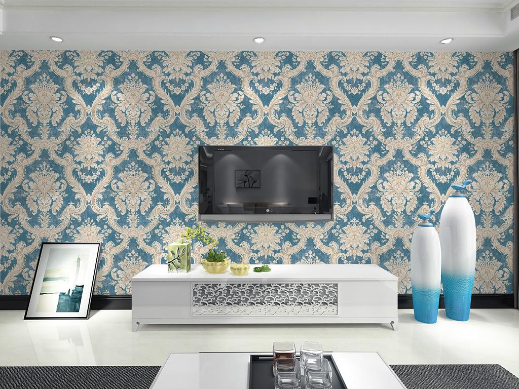 0,53*10 м ретро европейские итальянские дамасские обои викторианские нетканые обои наклейки на стену