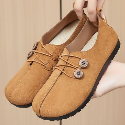 Женские удобные пенни-лоферы из искусственной замши, повседневные слипоны, легкие прогулочные туфли на плоской подошве, мокасины для вождения, туфли-лодочки для женщин, офисная обувь, рабочая обувь на плоской подошве