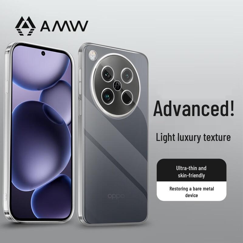 Прозрачный противоударный чехол для телефона AMW для OPPO и Realme