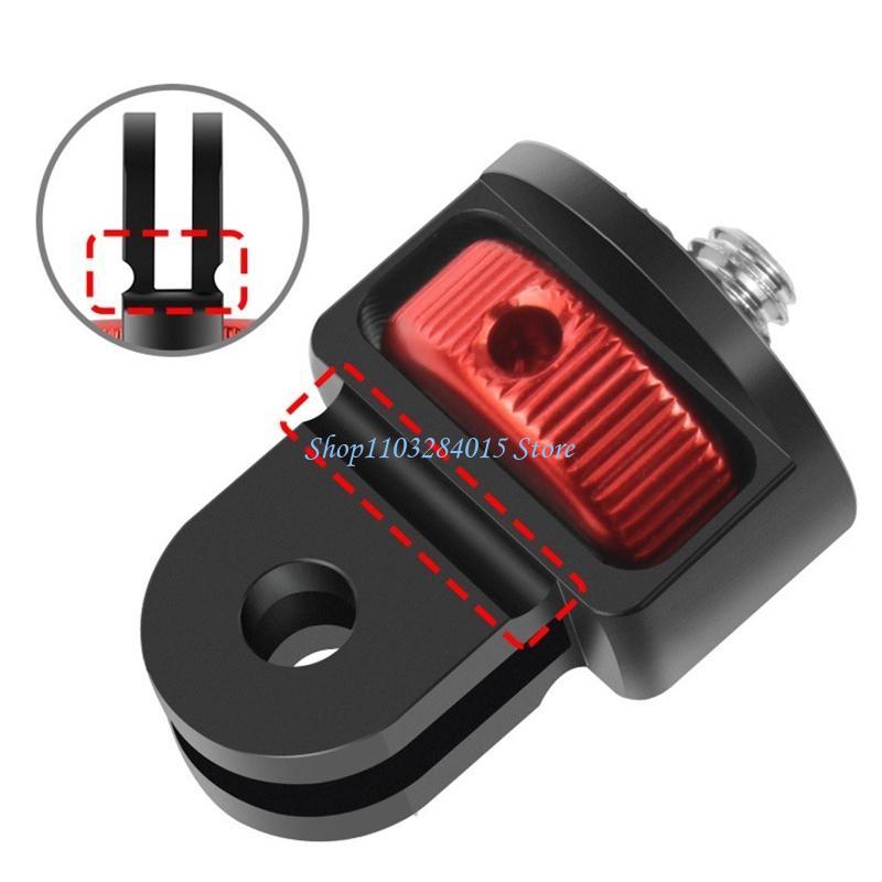 R6FF Upgrade Aluminum Alloy 1/4 Screw Mini Tripod Mount Adapter for 10 9