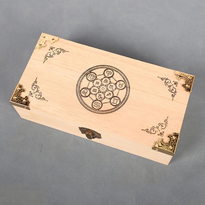 Fashion Wood Playing Card Holder Deck Box Storage Case Organizers Playing Cards Poker Card Box Handcrafts For Men Women