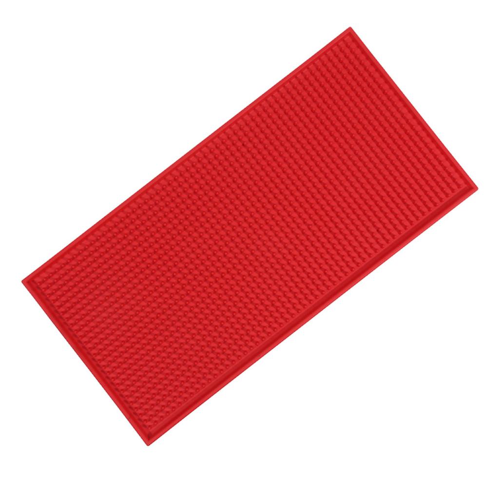 Прочный барный коврик ПВХ подставка для кофе Нескользящий коврик для чашки Водонепроницаемый Термостойкий Дренажный коврик для бара Кафе Бариста Коктейль Бармен