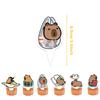 Latex Capybara Birthday Party Paper Cake Topper New Happy Birthday Capybara  Banner