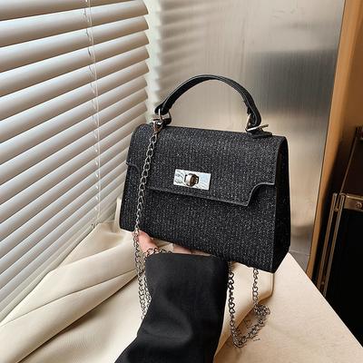 Сумка женская ретро повседневная на плечо иностранный стиль 2025 осень новая ручная переноска персонализированная модная маленькая квадратная сумка сумка-мессенджер