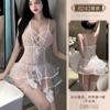 Erotic Underwear, sexy halter nightdress, Hot Lace Seductive Lace-up, Cut-out uniforms, pajamas wholesale 8243