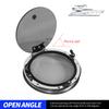 Marine Hatch Porthole Window  Construction 12 Inch Round Inward Opening Porthole Waterproof UV Resistant for Ship Yacht